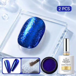 Water Ripple Top Coat Set 15ml Base & Top Coat BORN PRETTY Set 17