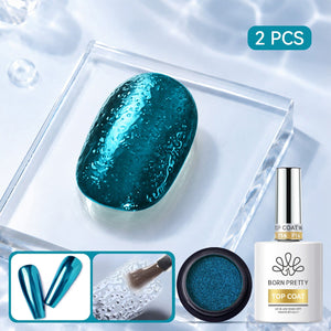 Water Ripple Top Coat Set 15ml Base & Top Coat BORN PRETTY Set 18
