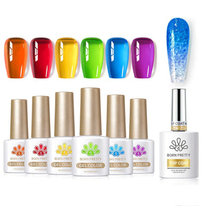 Water Ripple Top Coat Set 15ml Base & Top Coat BORN PRETTY