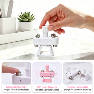 White Rotating Stand Strong Magnet Automatic Cat Magnetic Tool