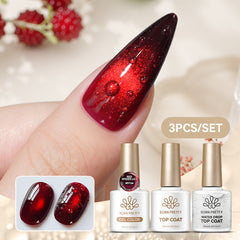 Water Drop Top Coat & Cat Magnetic Gel MY154