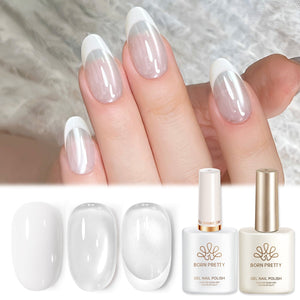 2pcs Set French Cat Magnetic Nails Kit #09 Gel Nail Polish BORN PRETTY