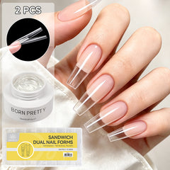 Low Heat Builder Gel & Dual Nail Forms Set