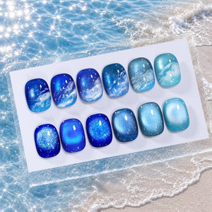 3pcs Ocean Wave Cat Magnetic Gel Set 10ml Gel Nail Polish BORN PRETTY