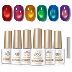 6 Colors Colored Cat Magnetic Gel M87 Starry Encounter 7ml