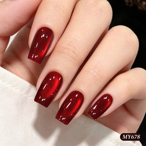 6 Colors Glass Cat Magnetic Gel M90 Beneath Mount Fuji 7ml Gel Nail Polish BORN PRETTY