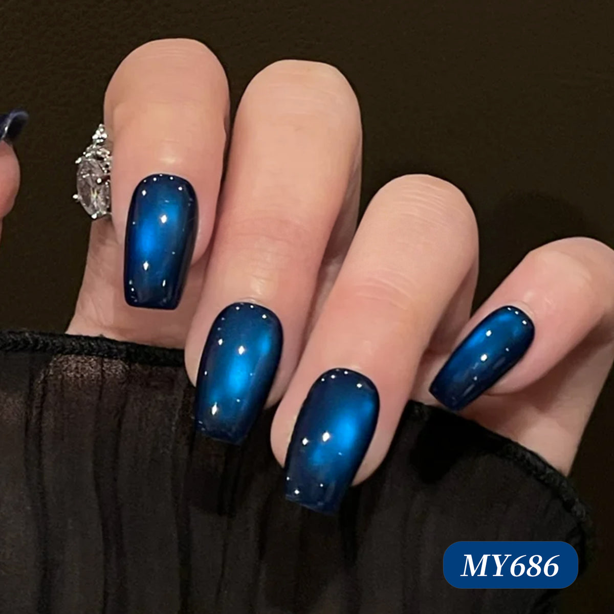Colored Cat Magnetic Gel MY686 Dark Ocean Blue 15ml