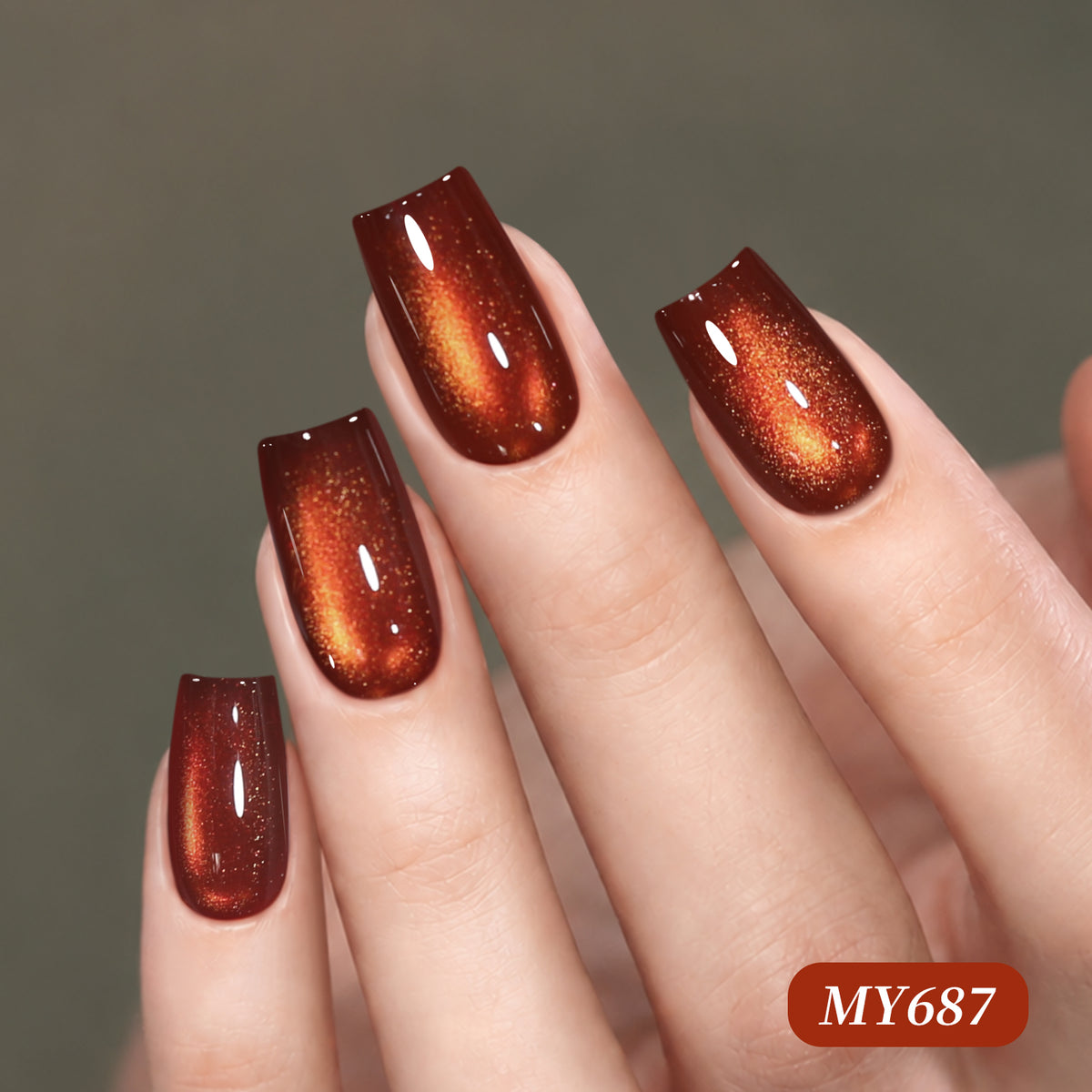Colored Cat Magnetic Gel MY687 Amber Orange 15ml