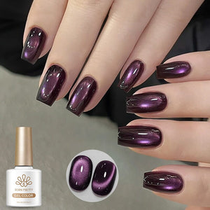Colored Cat Magnetic Gel MY689 Butterfly Pea 10ml Gel Nail Polish BORN PRETTY