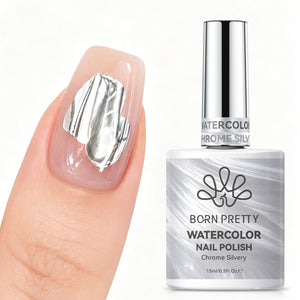 2pcs Set Watercolor Nail Polish & Sculpting Gel Nail Polish BORN PRETTY