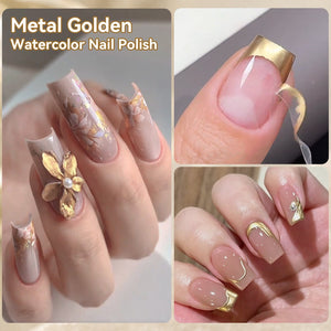 2pcs Set Watercolor Nail Polish & Sculpting Gel Nail Polish BORN PRETTY
