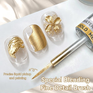 2pcs Set Watercolor Nail Polish & Sculpting Gel Nail Polish BORN PRETTY