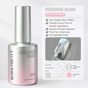 Lumora Series Function Gel 16ml Base & Top Coat BORN PRETTY Chrome Base