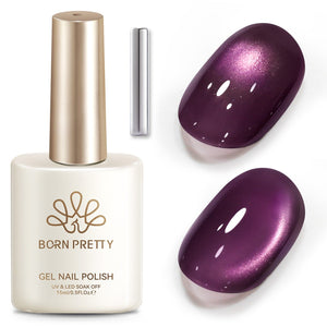 Glass Cat Magnetic Gel MY699 Watery 15ml Gel Nail Polish BORN PRETTY