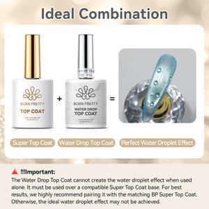 Water Drop & Super Top Coat Set 15ml