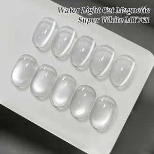 Water Light Cat Magnetic Gel MY701 Super White 15ml Gel Nail Polish BORN PRETTY