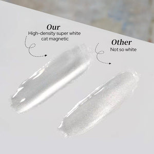Water Light Cat Magnetic Gel MY701 Super White 15ml Gel Nail Polish BORN PRETTY