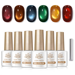 6 Colors Glass Cat Magnetic Gel M92 Star Wishes 7ml