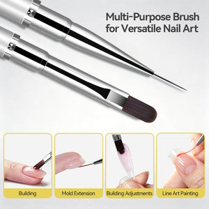 2-in-1 Oval & Liner Builder Pen Tools & Accessories BORN PRETTY
