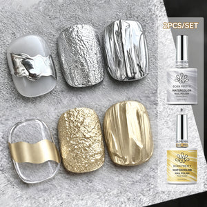 2er-Set Aquarell-Nagellack & Modelliergel