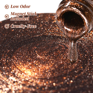 Crystal Cat Magnetic Gel MY719 Tea Brown 15ml