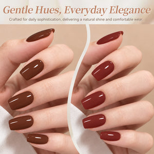 48 Colors Gel & 4 Base Top Coat Set S75 Autumn Edit 5ml