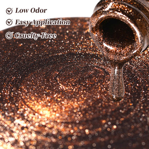 Crystal Cat Magnetic Gel MY719 Tea Brown 10ml