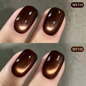 Glass Cat Magnetic Gel MY720 Autumn Moon 10ml Gel Nail Polish BORN PRETTY