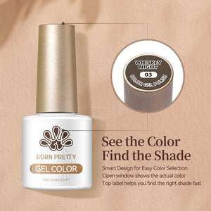 6 Colors Gel Set S77 Whiskey Night 7ml