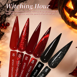 6 Colors Gel Set S78 Witching Hour 7ml Gel Nail Polish BORN PRETTY
