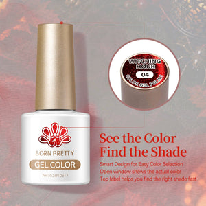 6 Colors Gel Set S78 Witching Hour 7ml Gel Nail Polish BORN PRETTY
