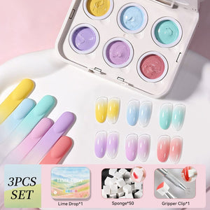 6 Colors Pat Painting Gel Set Gel Nail Polish BORN PRETTY Set 02