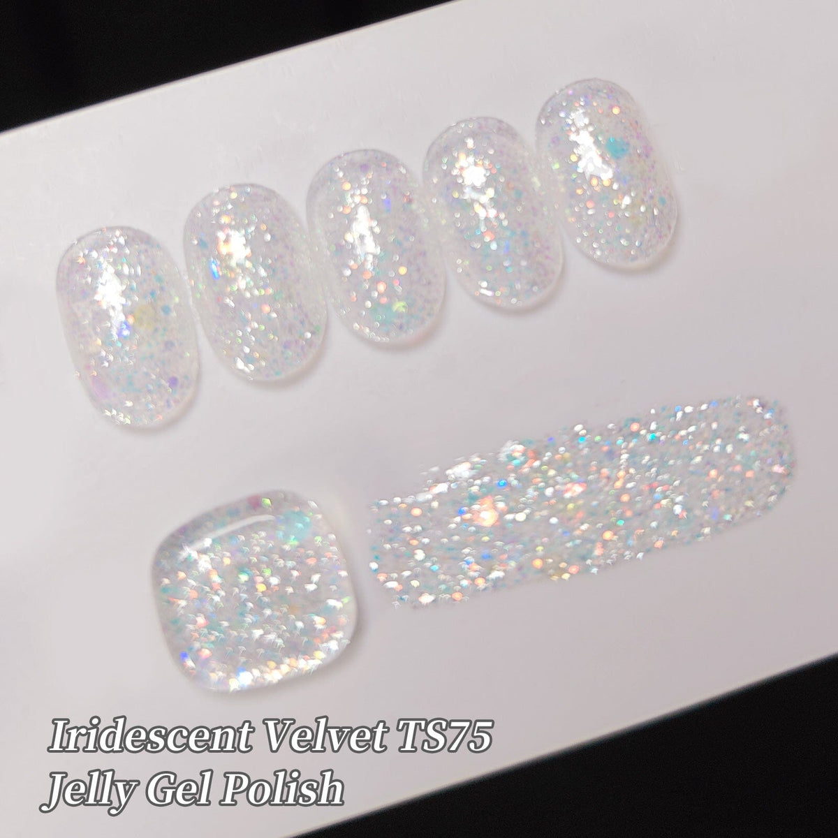 Jelly Gel TS75 Iridescent Velvet 15ml Gel Nail Polish BORN PRETTY
