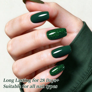 6 Colors Gel Set S86 Into Green 7ml Gel Nail Polish BORN PRETTY