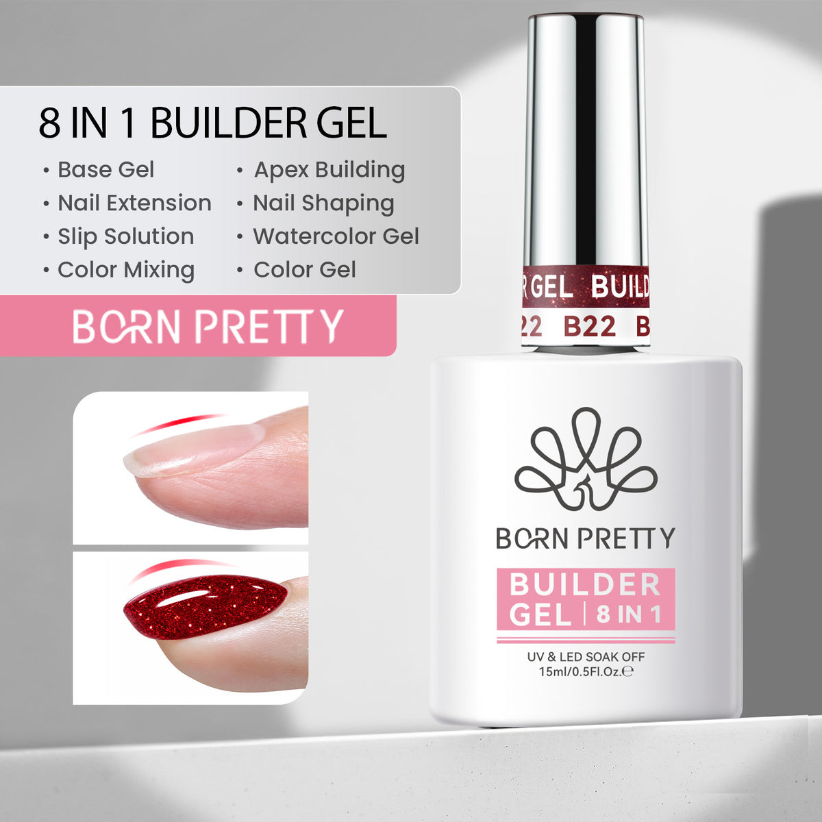 8 IN 1 Builder Gel B22 15ml
