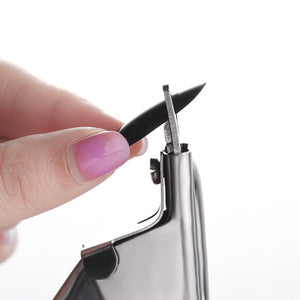 Silver Nail Tips Edge Cutter Clipper Tools & Accessories No Brand