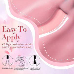 6 Colors Jelly Rose Series Gel Polish Set 7ml Gel Nail Polish BORN PRETTY