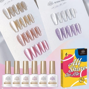 6 Colors Moonlight Cat Magnetic Gel Polish Set 10ml Kits & Bundles BORN PRETTY