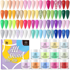 36 Colors Spring Summer Collection Acrylic Powder 10g Nail Powder BORN PRETTY