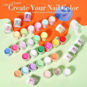 36 Colors Spring Summer Collection Acrylic Powder 10g Nail Powder BORN PRETTY