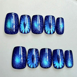 Blue Cat Magnetic Gel Polish MY47 Blue Ore 10ml Gel Nail Polish BORN PRETTY