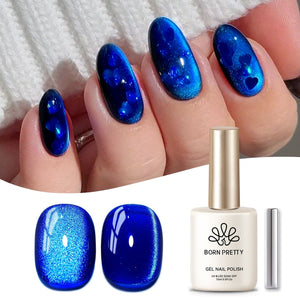 Blue Cat Magnetic Gel Polish MY47 Blue Ore 15ml Gel Nail Polish BORN PRETTY