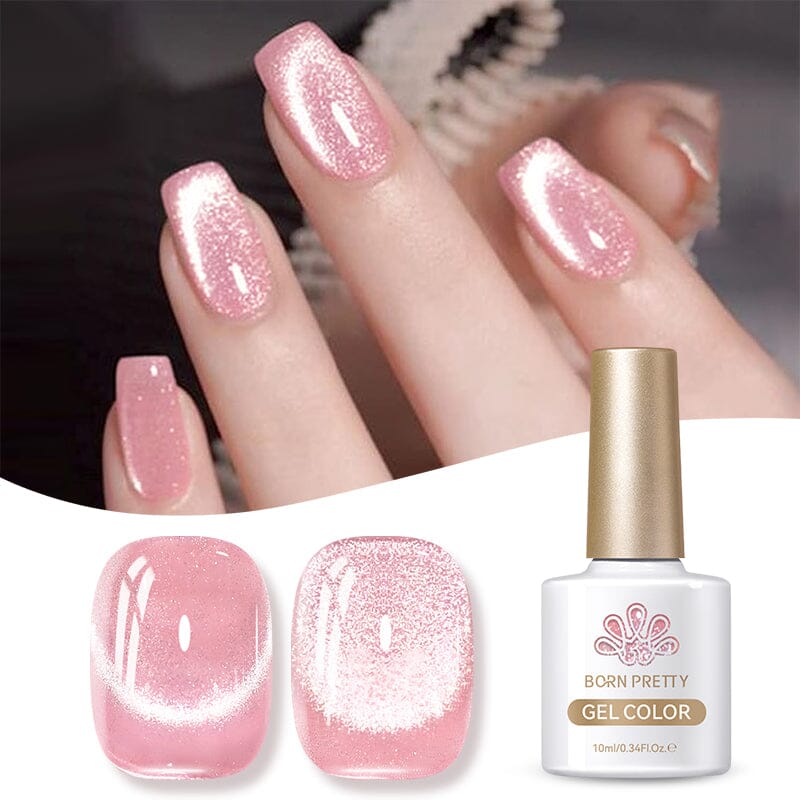 Pink Cat Magnetic Gel Polish MY40 Myrtle 10ml Gel Nail Polish BORN PRETTY