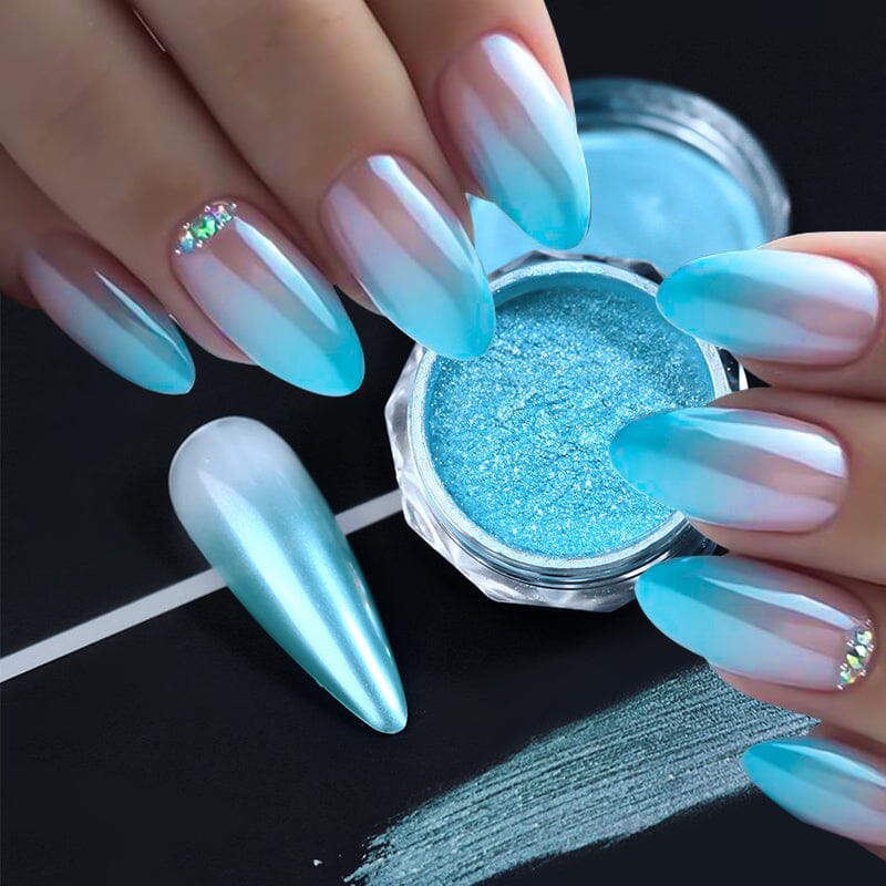 Gradient Pearly Mirror Nail Powder Nail Powder BORN PRETTY