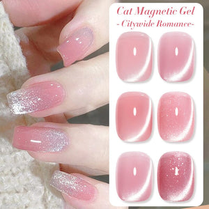 Pink Collection Cat Magnetic Gel Polish 10ml Gel Nail Polish BORN PRETTY