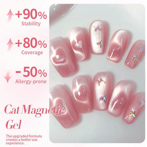 Pink Collection Cat Magnetic Gel Polish 10ml Gel Nail Polish BORN PRETTY