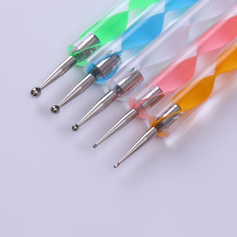 5pcs Double Head Dotting Pen Set Nail Tools BORN PRETTY