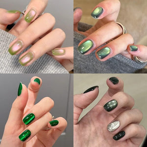 Cat Magnetic Gel Polish - Green 10ml Gel Nail Polish BORN PRETTY