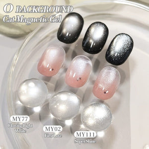 0 Background Cat Magnetic Gel 10ml Gel Nail Polish BORN PRETTY