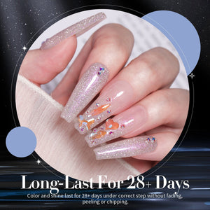6 Colors Reflective Glitter Gel Polish Set 7ml Kits & Bundles BORN PRETTY